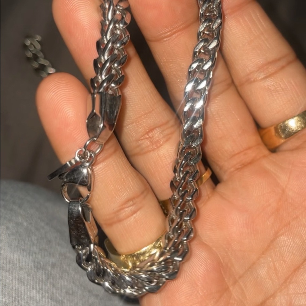 Silver Franco Link Jewelry Chain